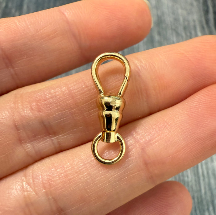Vintage 14K Gold Dog Clip