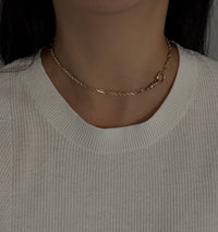 Vintage 14K Gold Rope & Bar Link Watch Chain With Dog Clip