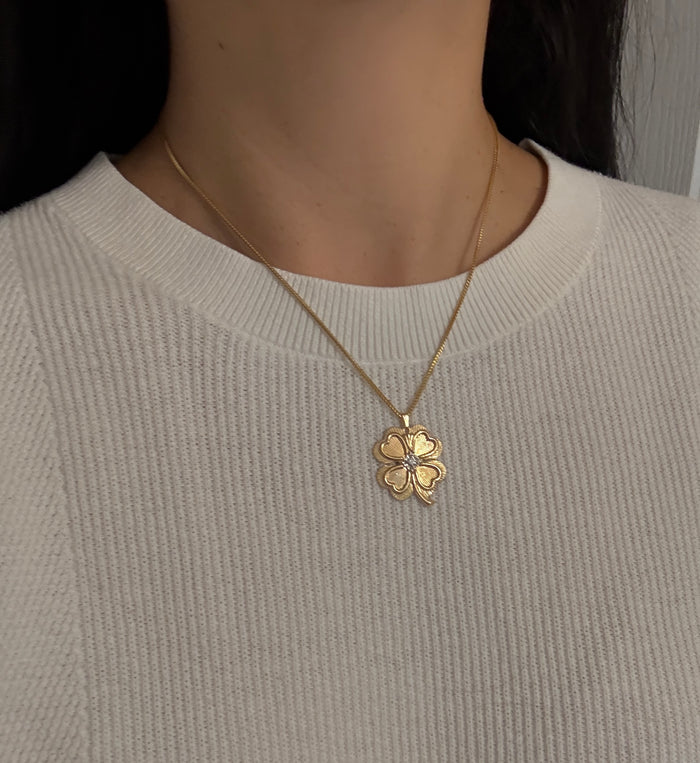 14K Gold Franco Chain, 17.5" Long
