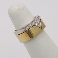 Vintage Diamond and 18K Gold Wonder Woman Band