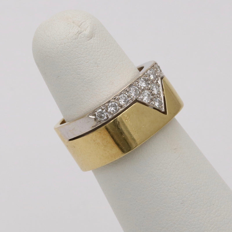Vintage Diamond and 18K Gold Wonder Woman Band