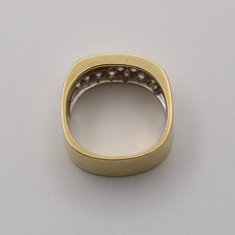 Vintage Diamond and 18K Gold Wonder Woman Band