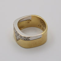 Vintage Diamond and 18K Gold Wonder Woman Band