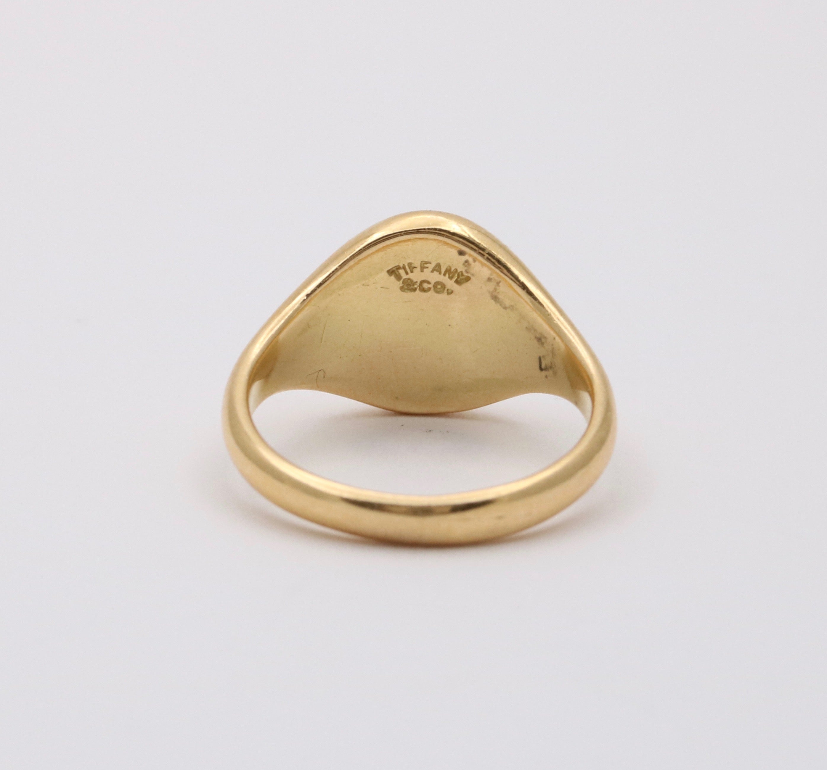 Vintage Tiffany  Co Onyx and 18K Gold Signet Ring – Alpha  Omega Jewelry