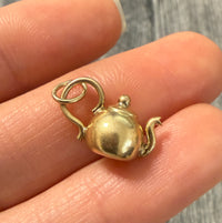 Vintage 14K Gold Teapot Charm