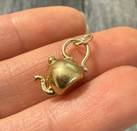 Vintage 14K Gold Teapot Charm