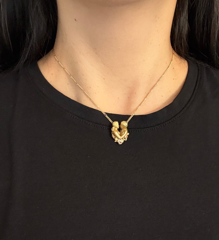 Carrera y Carrera Adam & Eve Diamond Necklace