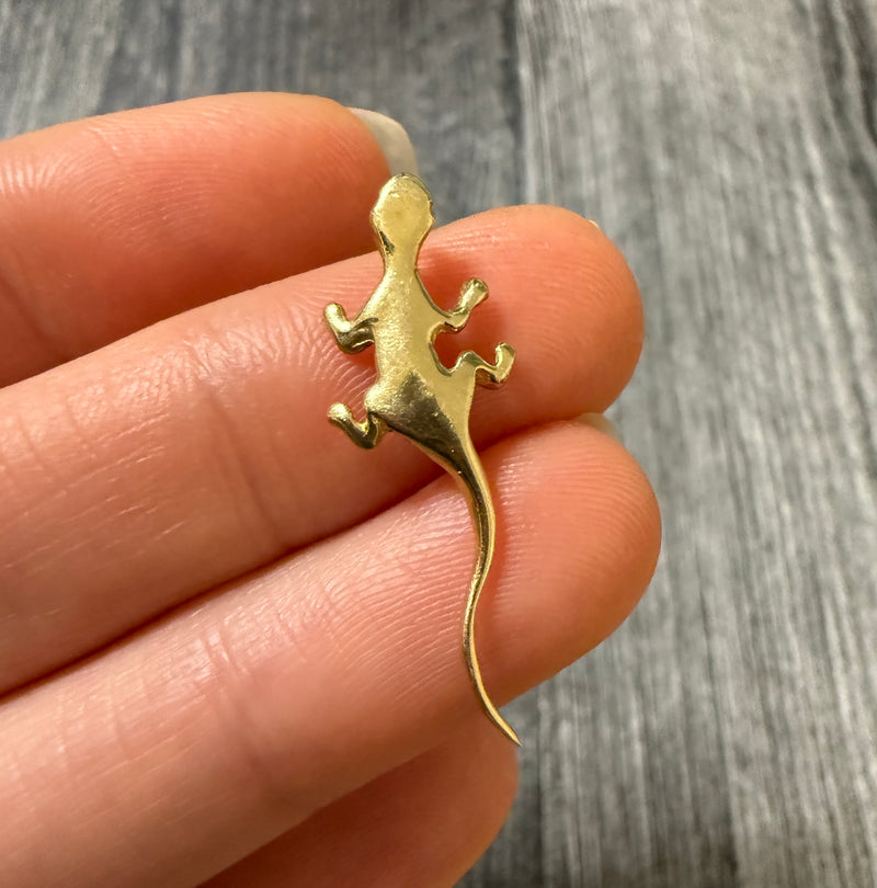 Vintage 14K Gold Lizard Charm