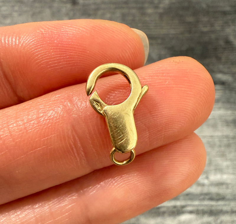 Vintage 14K Gold Rounded Lobster Clasp