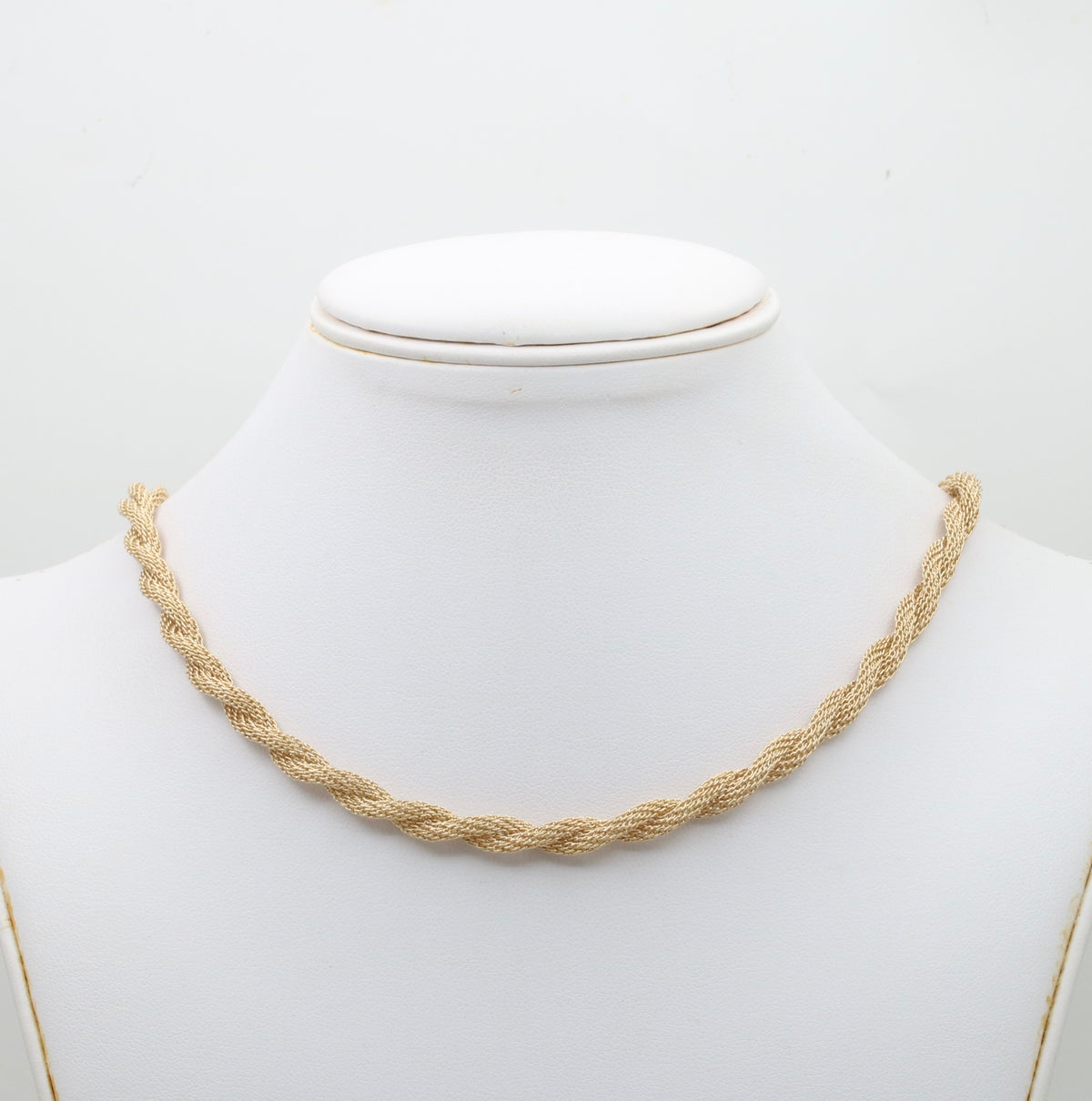 Mesh Necklace - 14K Yellow Gold