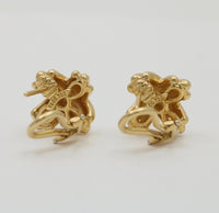 Vintage Tiffany & Co 18K Gold “X” Earrings