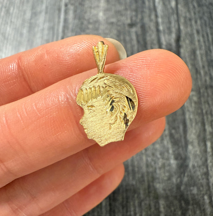 Larger 14K Gold Boy Charm (A)