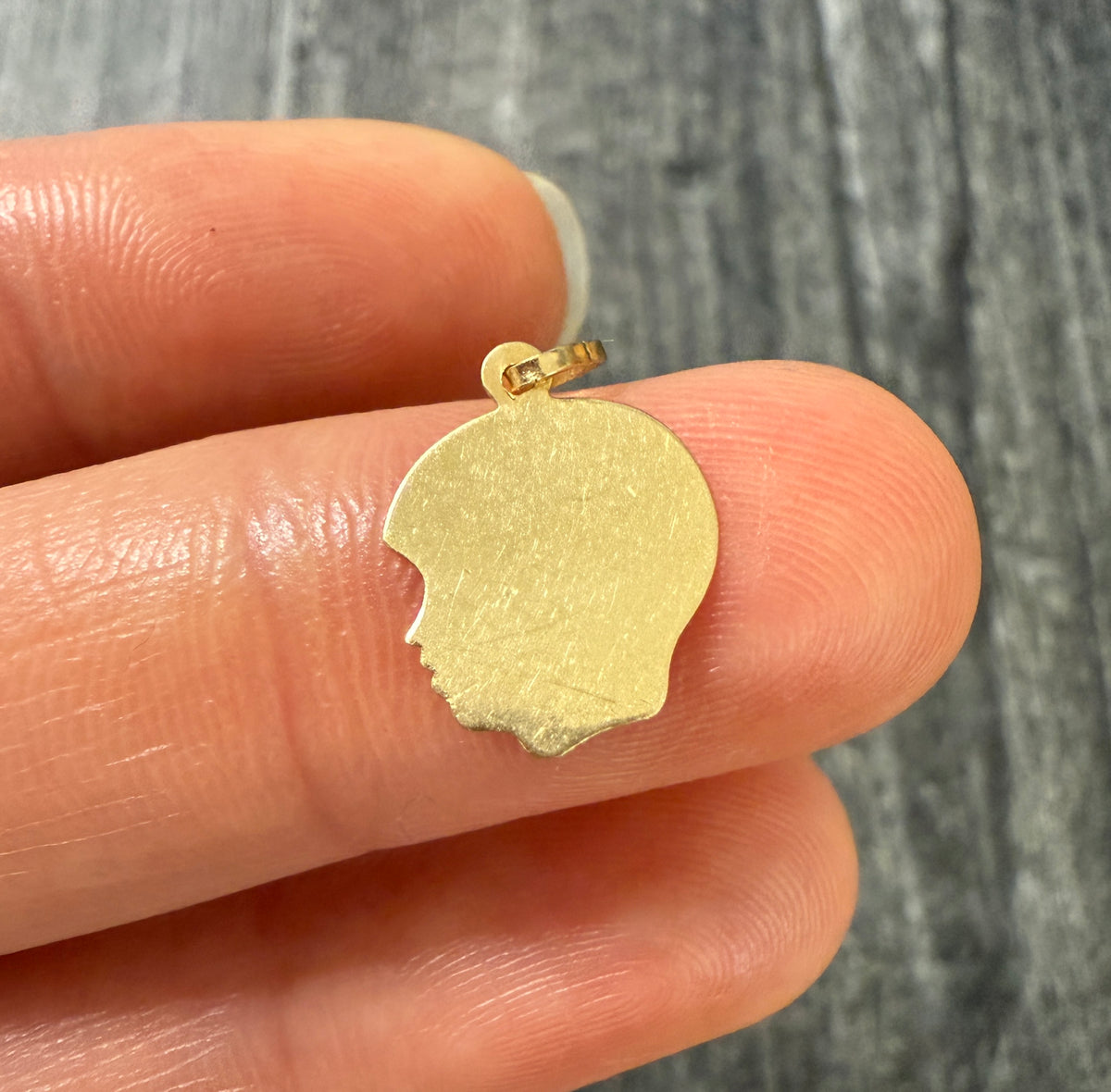 Vintage 14K Gold Little Boy Charm (A)