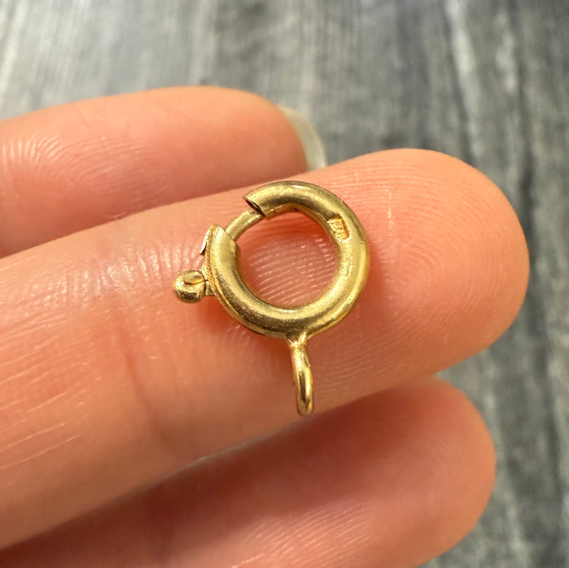 Vintage 14K Gold Spring Ring Clasp