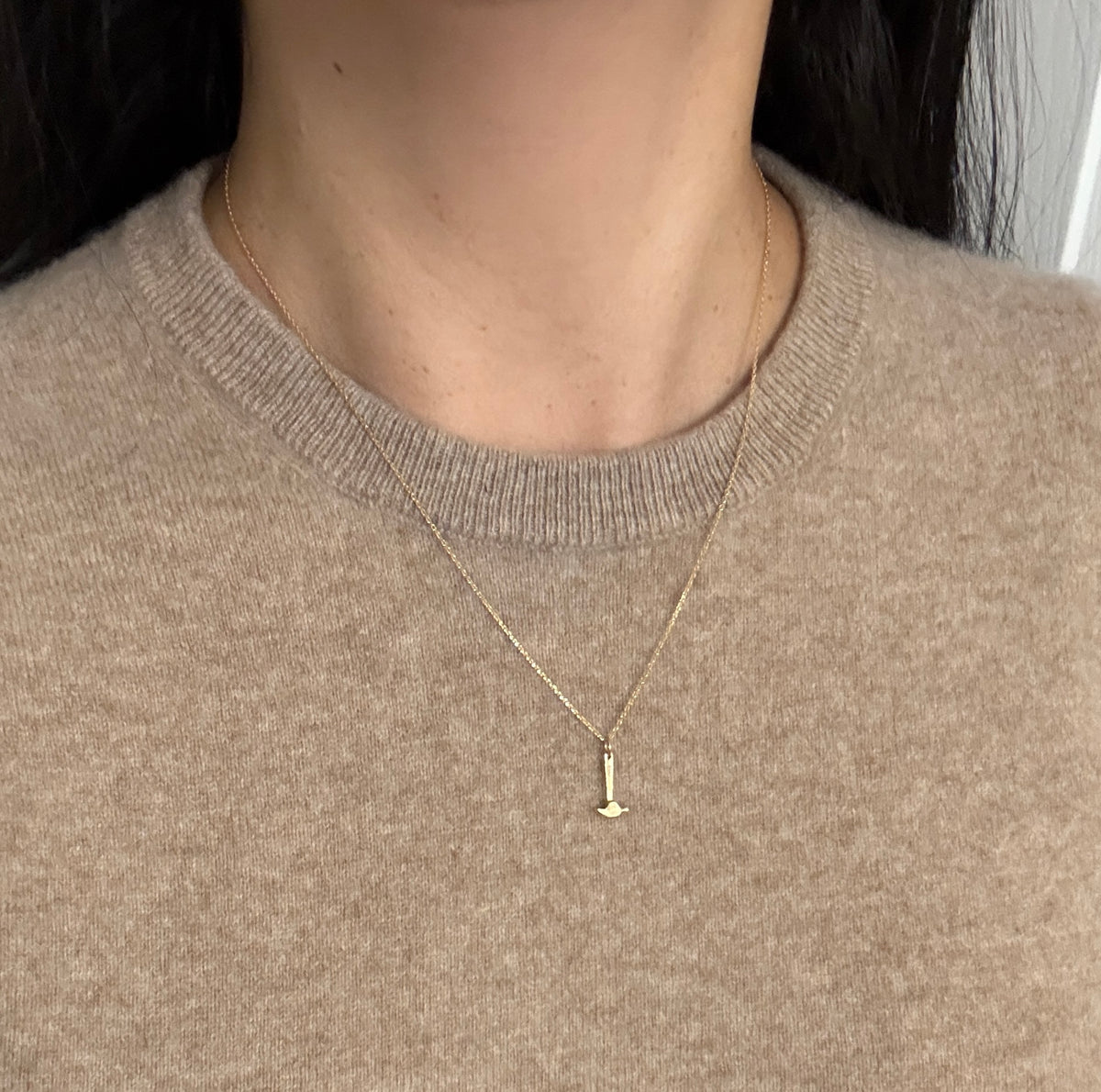 Vintage 14K Gold Hammer Tool Charm