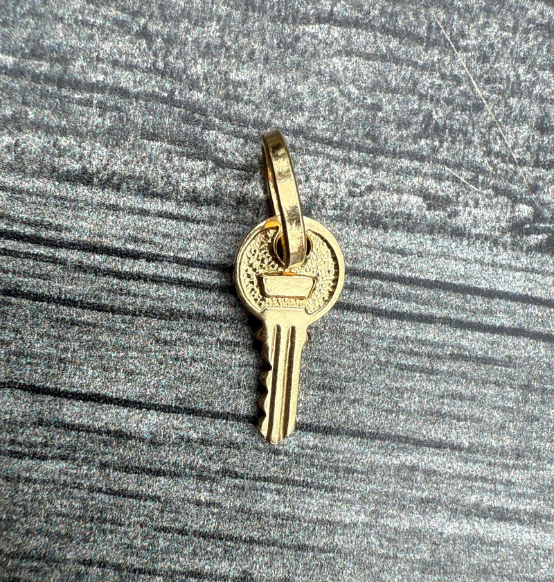 Mini 14K Gold Key Charm