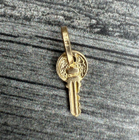 Mini 14K Gold Key Charm
