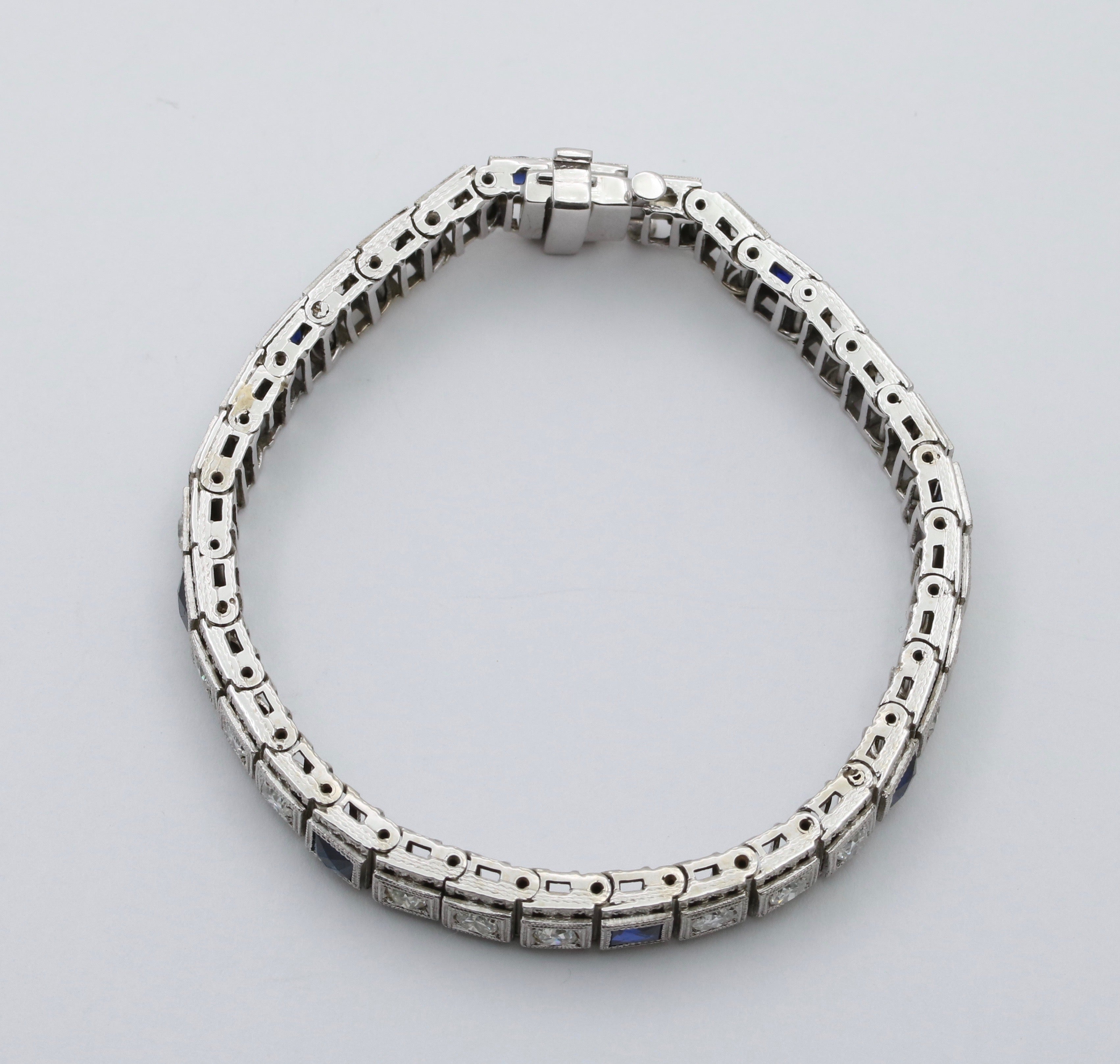Lab Grown Diamond Tennis Bracelet in 14k White Gold (1 ct. tw.)