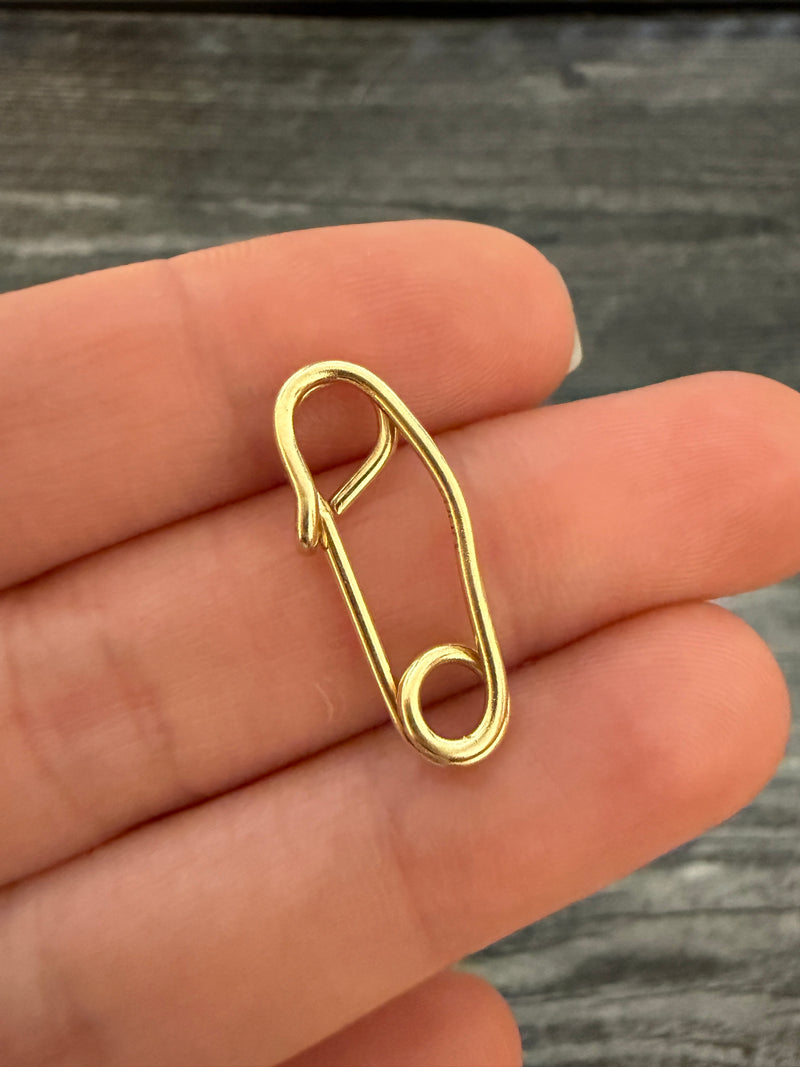 Vintage 14K Gold Safety Pin