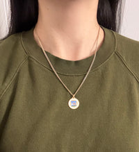 Brooklyn Art Deco 14K Gold Curb Link Chain, 20" Long