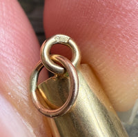 Vintage 14K Gold Ice Hockey Skate Charm
