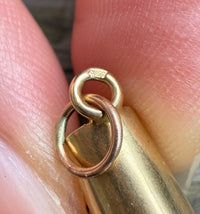 Vintage 14K Gold Ice Hockey Skate Charm