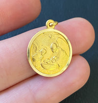 Guardian Angel 18K Gold Italian Charm