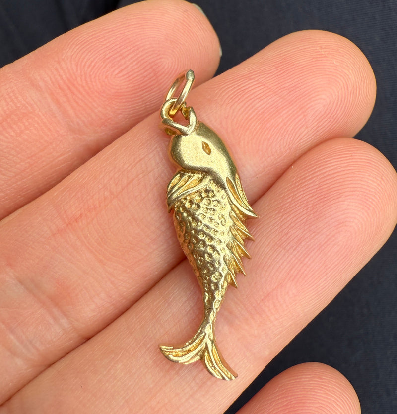 Vintage 14K Gold Fish Charm
