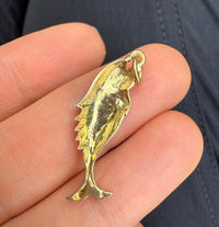 Vintage 14K Gold Fish Charm