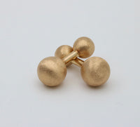 Vintage Tiffany & Co 14K Gold Ball Cufflinks