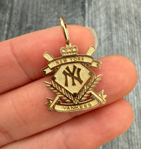 New York Yankees 14K Gold Charm
