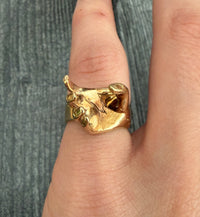 Figural Hand Ring in 14K Gold
