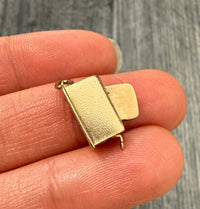 Vintage 14K Gold Toaster Charm