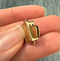 Vintage 14K Gold Toaster Charm