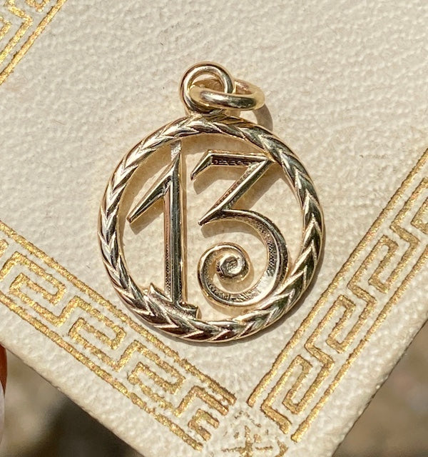 Small Lucky 13 Charm by A/O