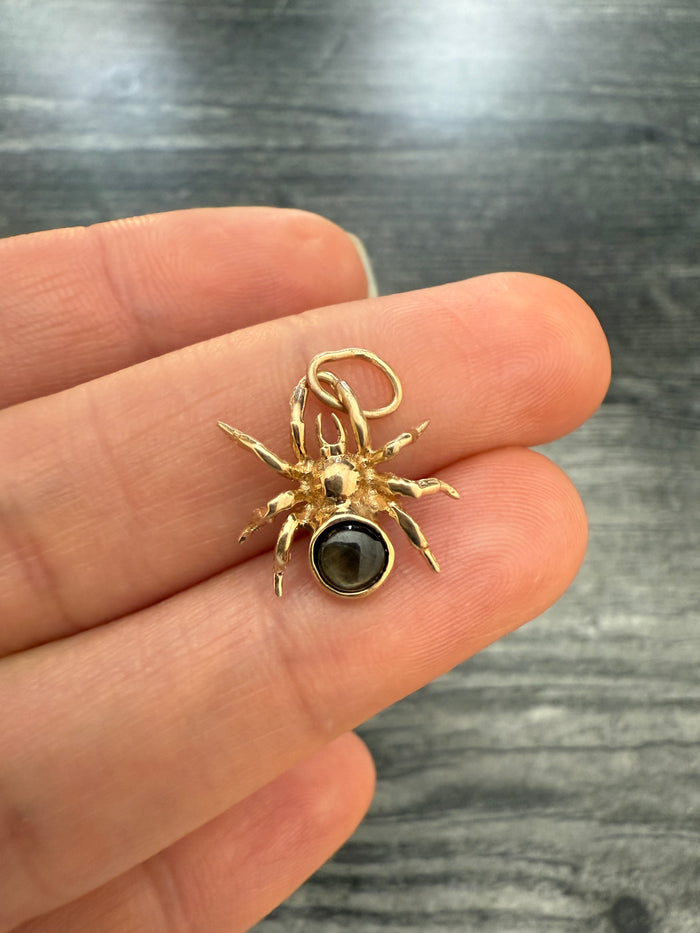Vintage 14K Gold Spider Charm
