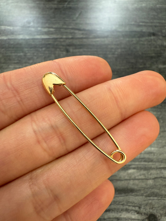 Vintage 14K Gold Safety Pin
