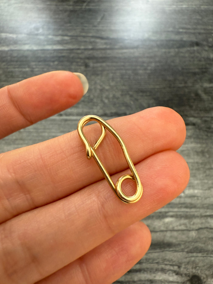 Vintage 14K Gold Mini Safety Pin