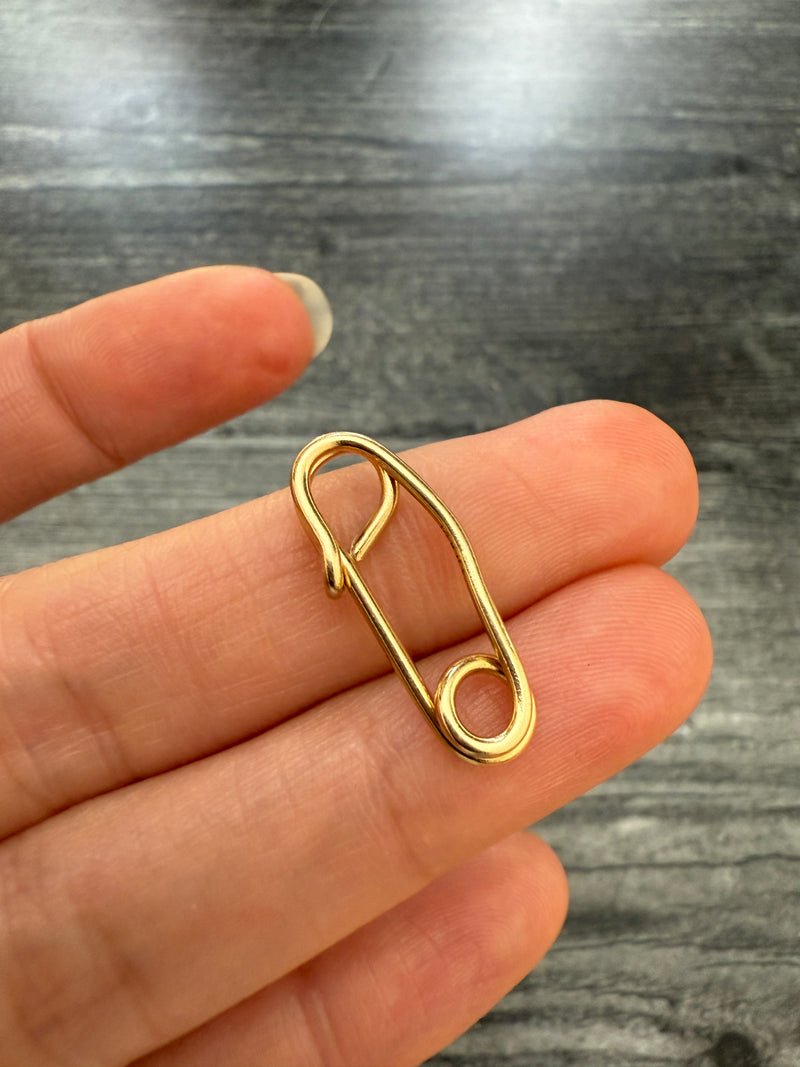 Vintage 14K Gold Mini Safety Pin
