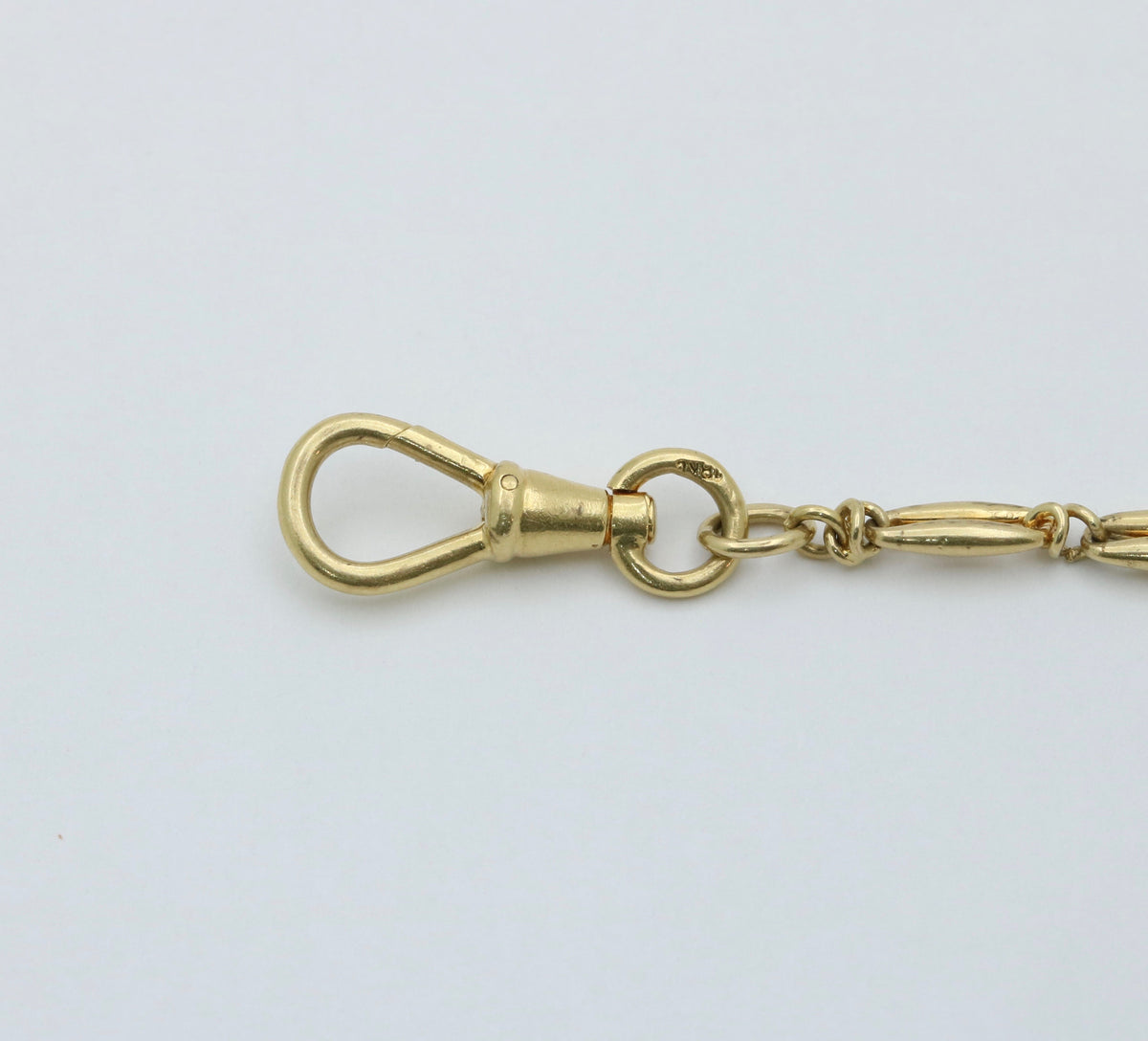 Victorian 18K Gold 9” Long Watch Chain, Bracelet