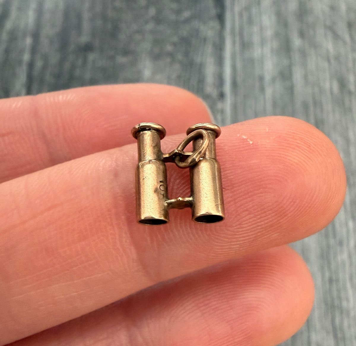 Art Deco 10K Gold Binoculars Charm