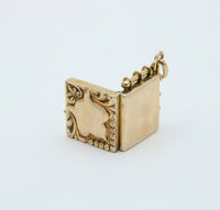 Antique 10K Gold Shield Locket Pendant