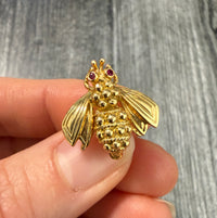 Vintage Tiffany & Co 18K Gold Bee Pin