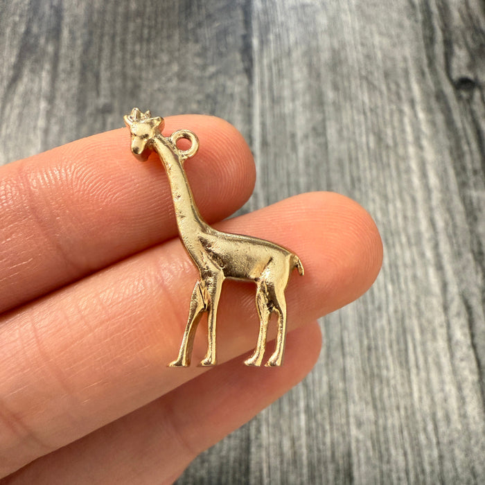 Vintage 9K Gold Giraffe Charm