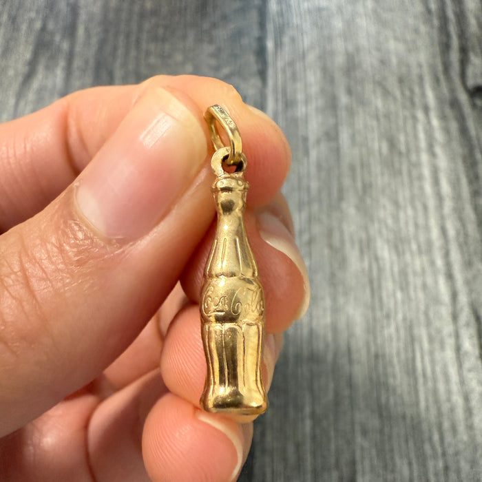 Vintage 14K Gold Coca Cola Bottle Charm