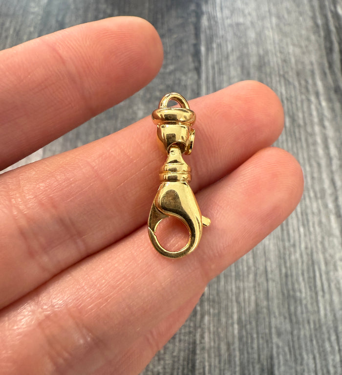 18K Gold Lobster Clasp, Findings