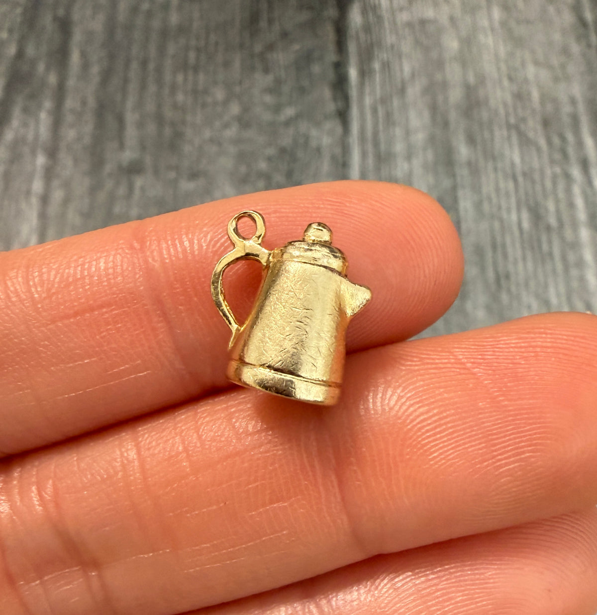 Vintage 14K Gold Teapot Charm