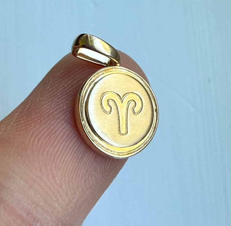 Zodiac 14K Gold Aries Charm