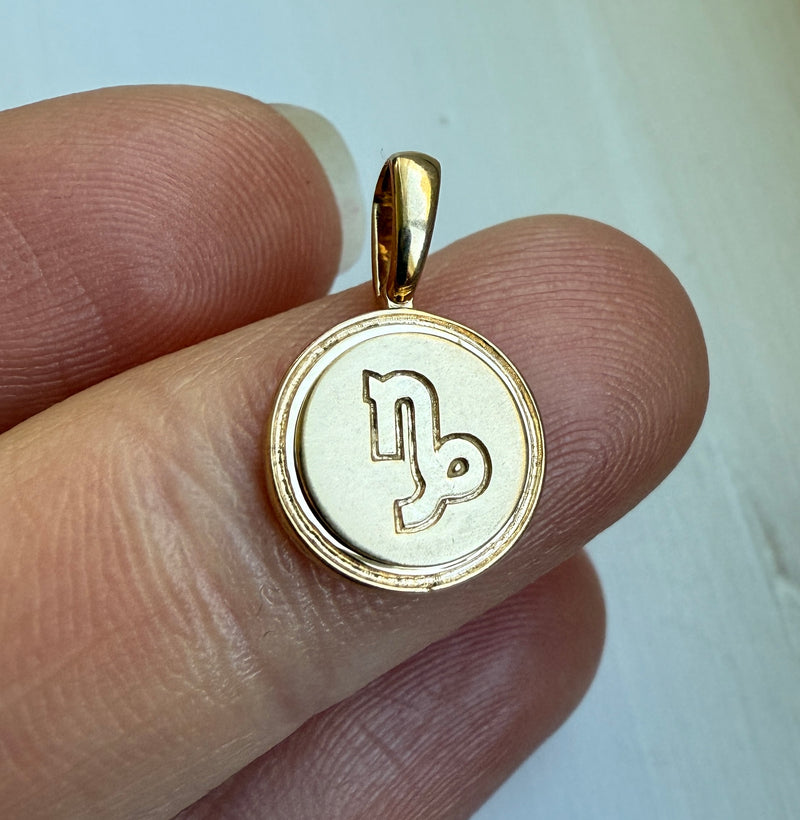 Zodiac 14K Gold Capricorn Charm