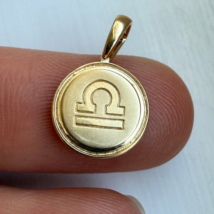 Zodiac 14K Gold Libra Charm